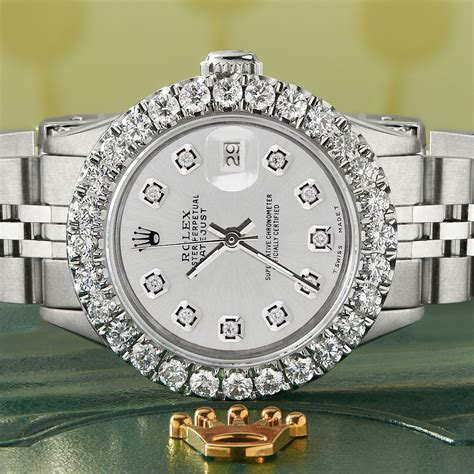 rolex steel diamond bezel|genuine Rolex diamond bezel.